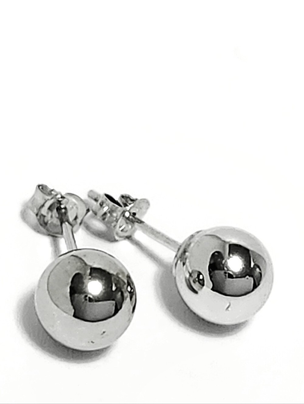 10K Gold Ball 6 mm Stud Earrings